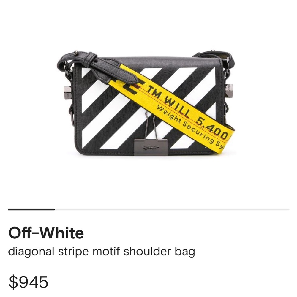 OFFWHITE CROSS BODY BAG